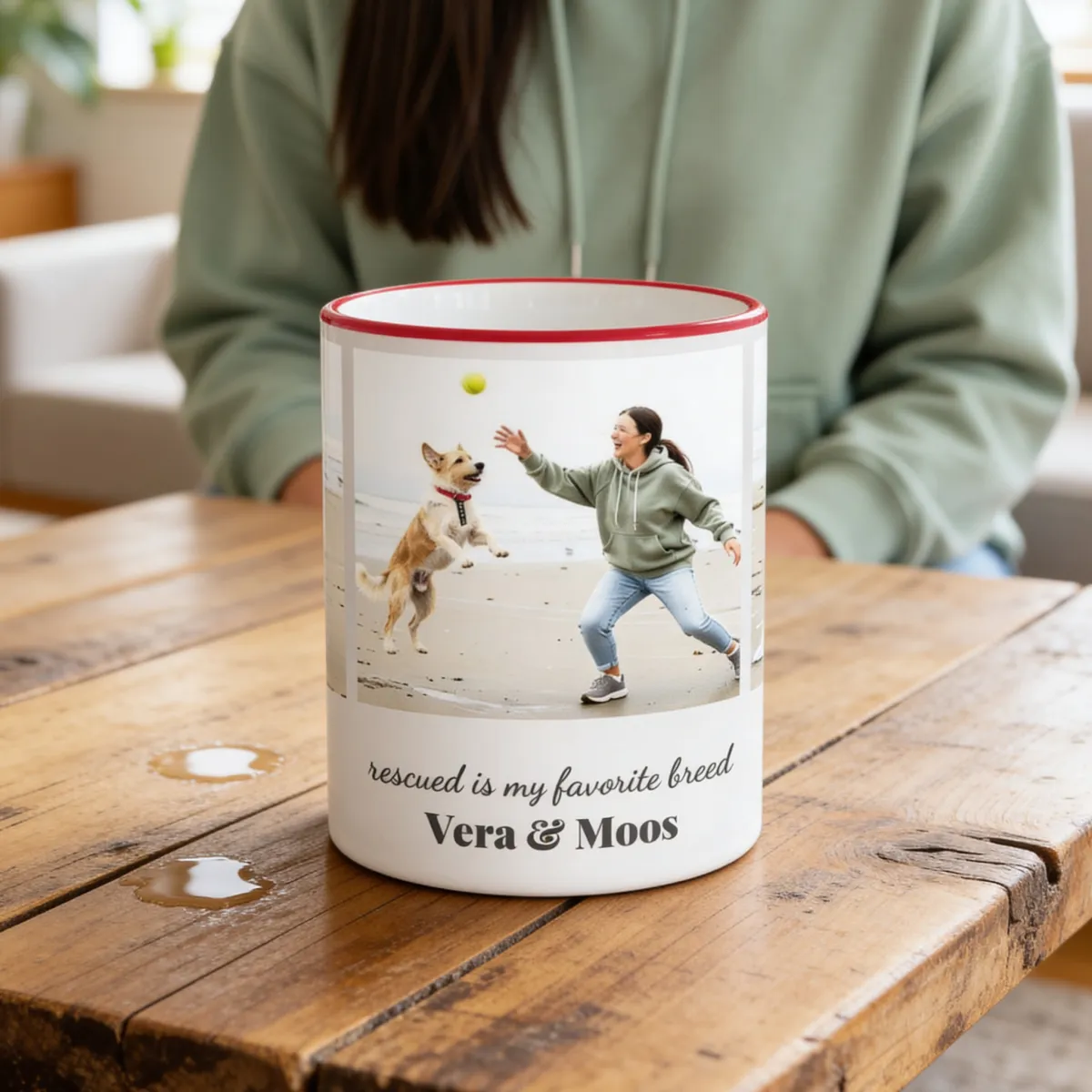 Fotocollage Mok met Tekst - 