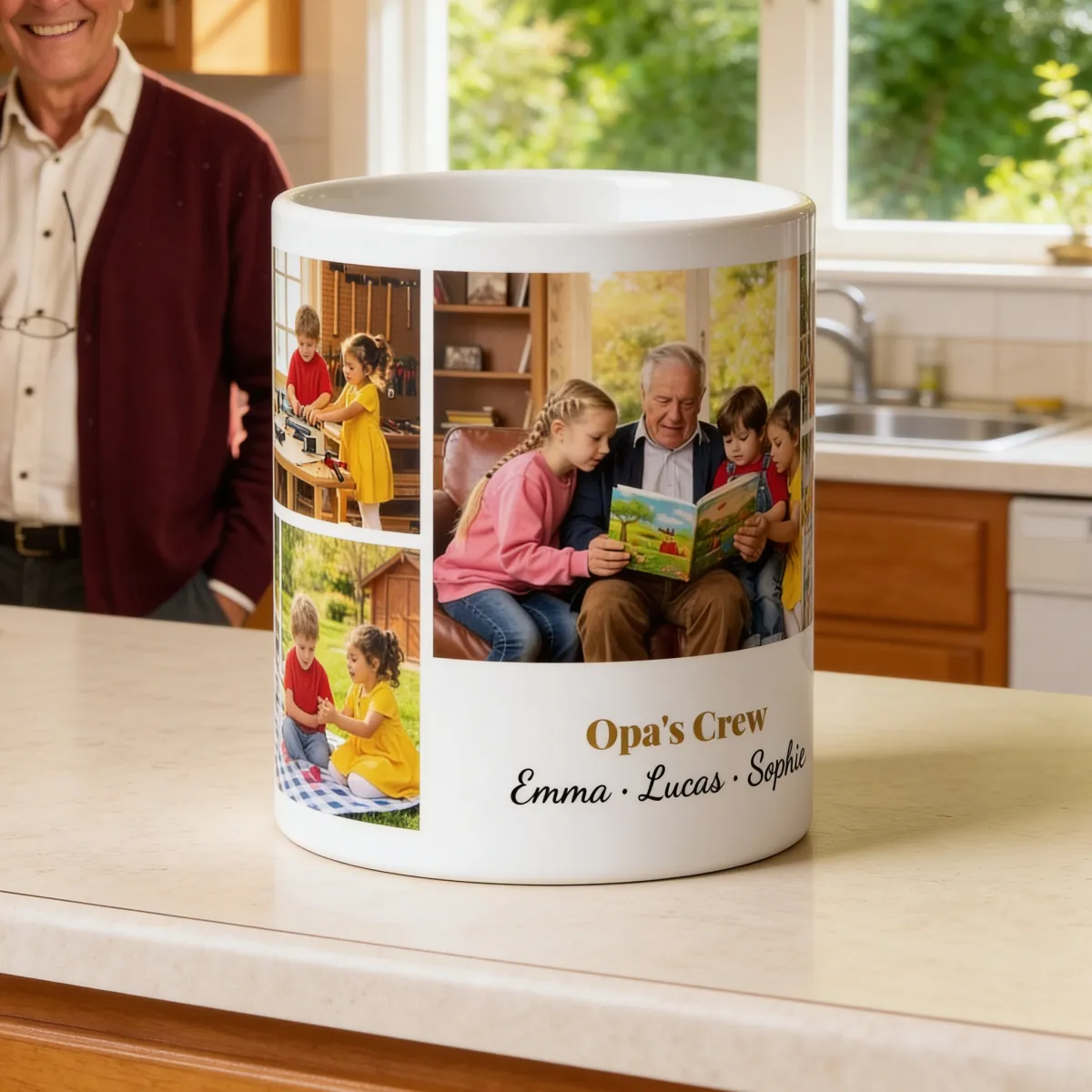 Fotocollage Mok met Tekst - 