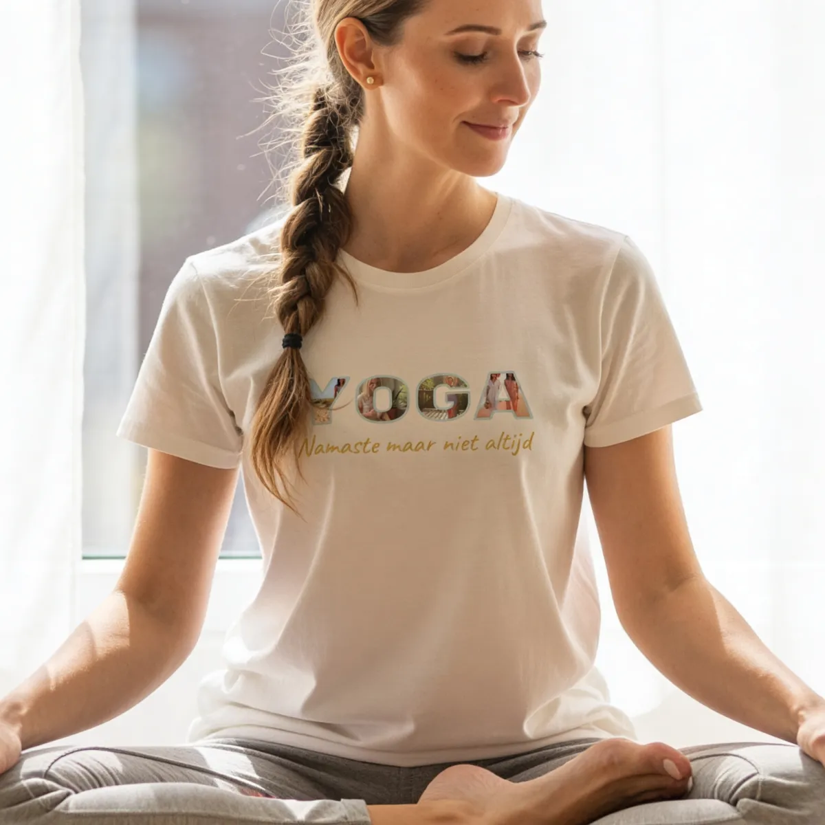 Gepersonaliseerd T-shirt met Foto in Letters - 