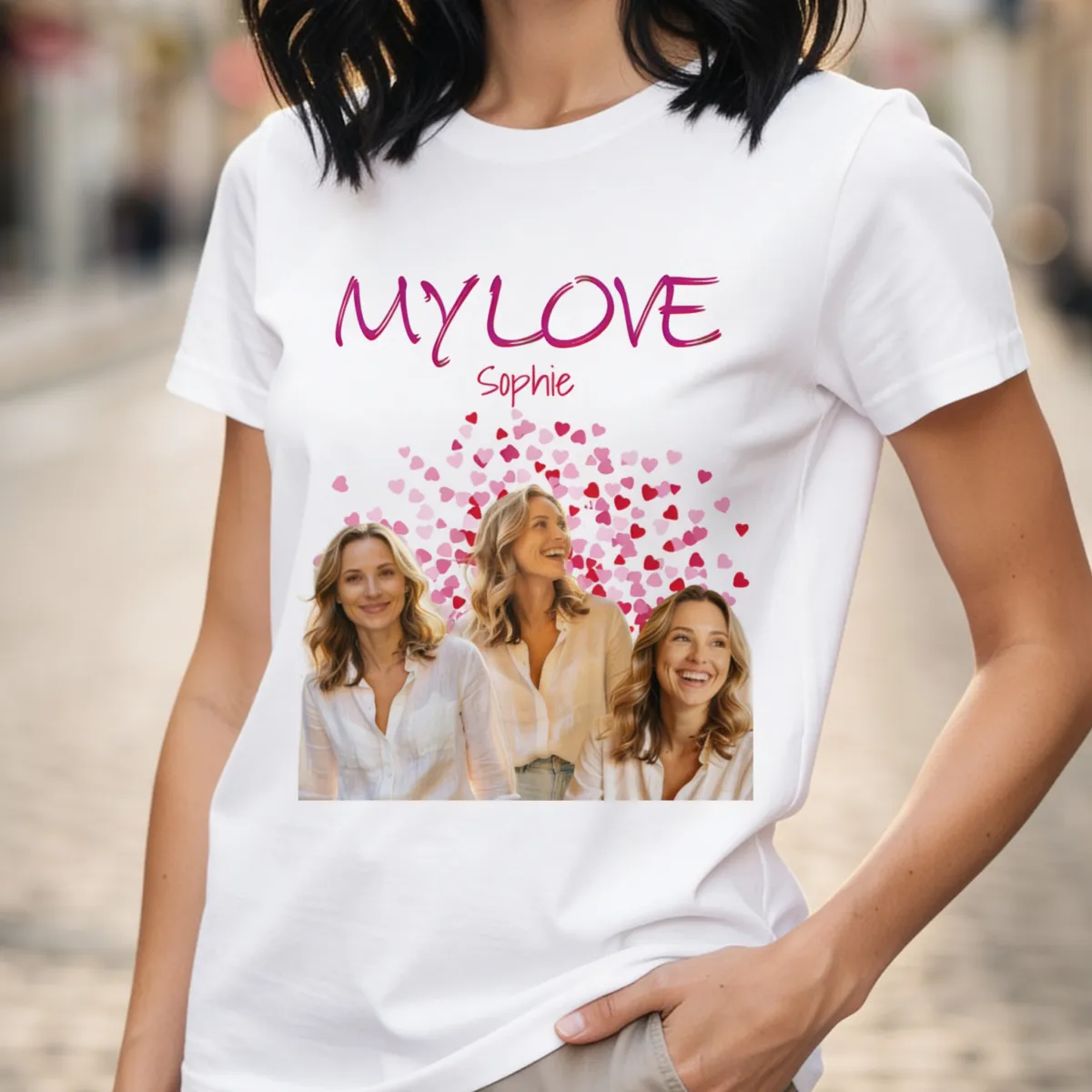 Gepersonaliseerd Retro Vintage Bootleg T-shirt - 