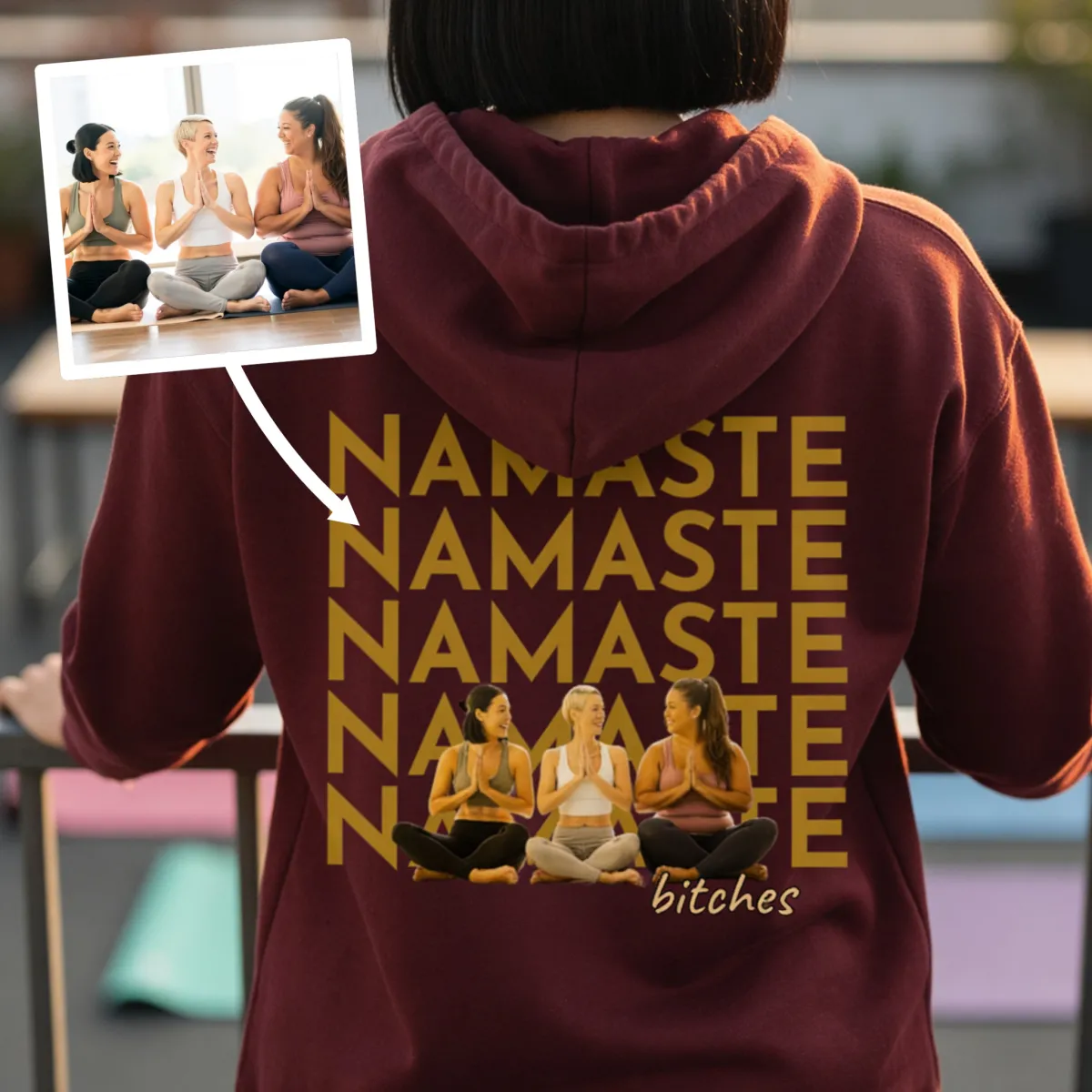 T-shirt Portrait Texte - 