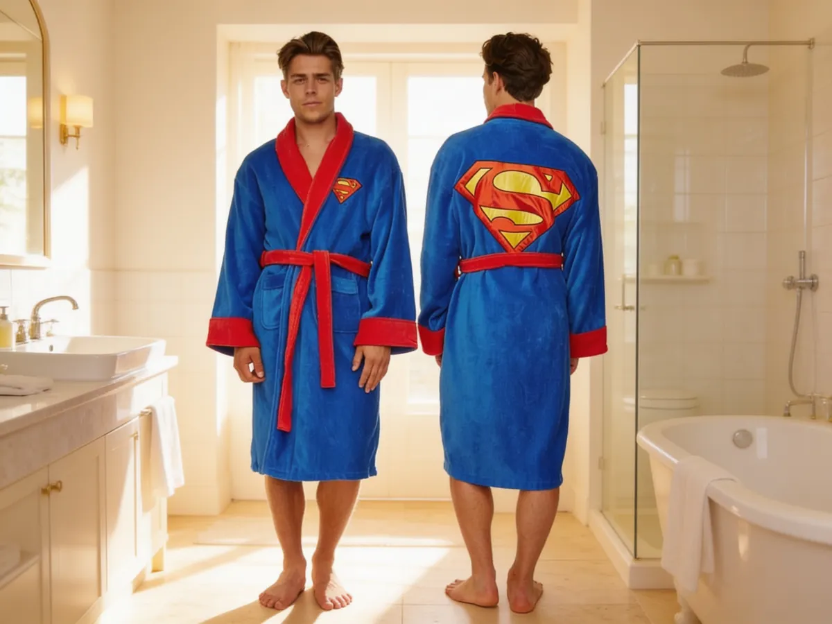 Superman Peignoir Fleece