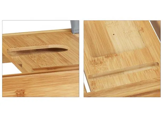 Wooden Bathtub Caddy