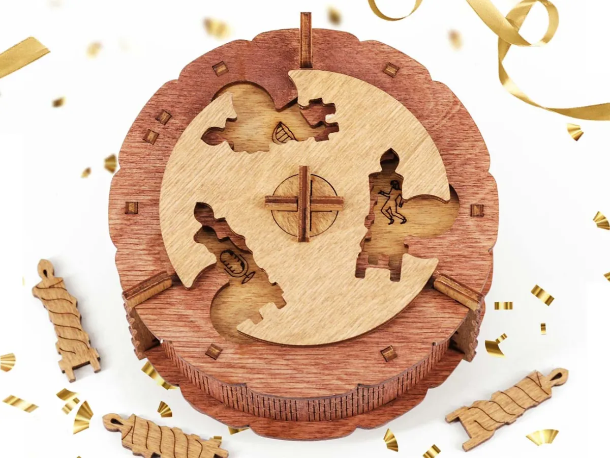 Verjaardagstaart  Escape Room Puzzle Box