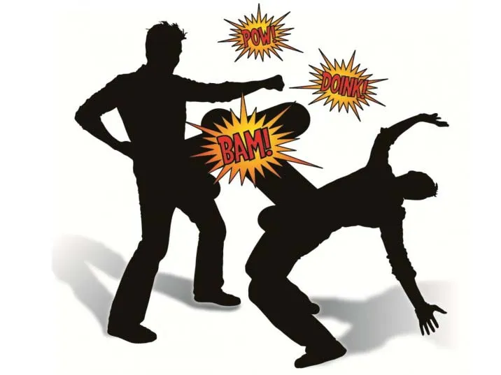 Cock Fighting Penis Duell