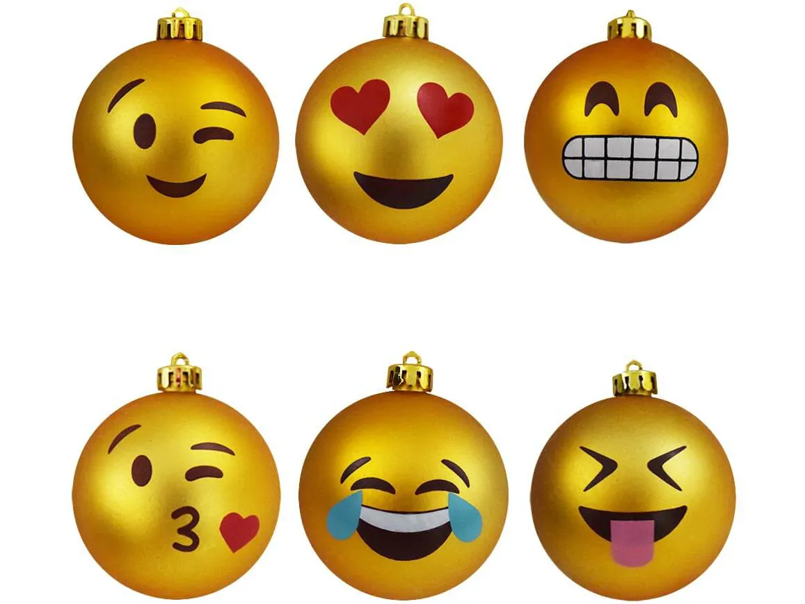 Emoji Christmas Balls