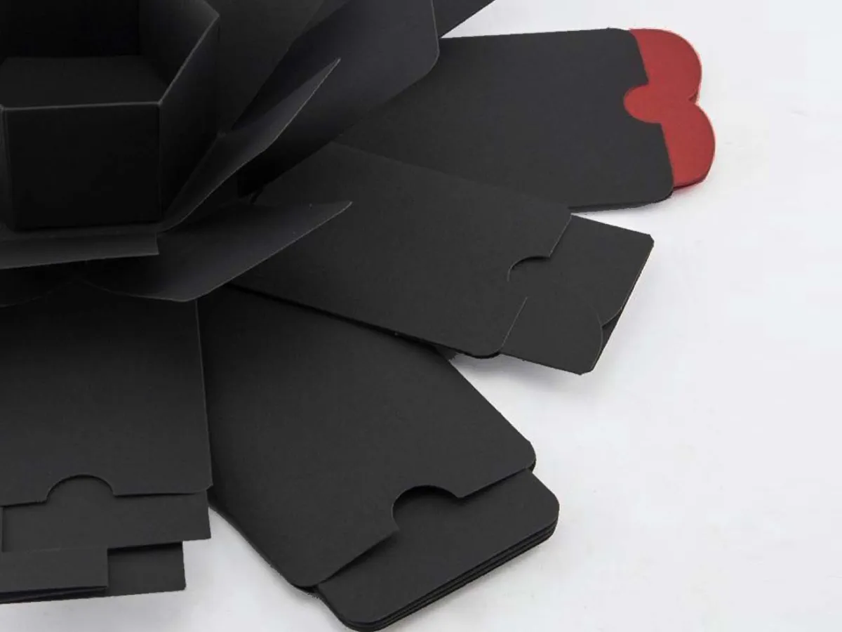 DIY Foto Explosion Geschenkbox (Gefaltet)