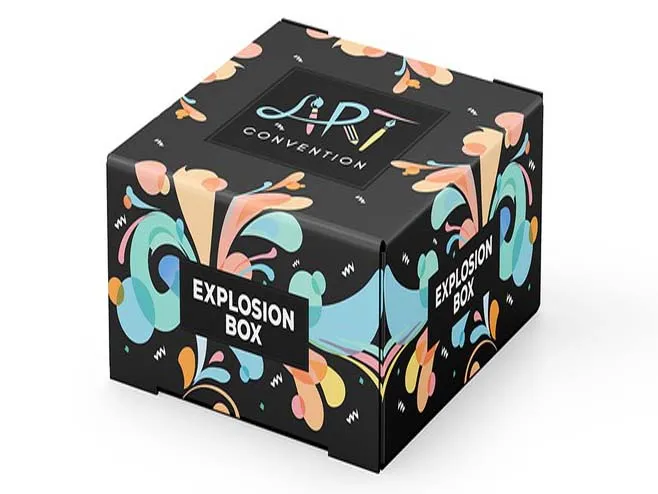 DIY Foto Explosion Geschenkbox (Gefaltet)