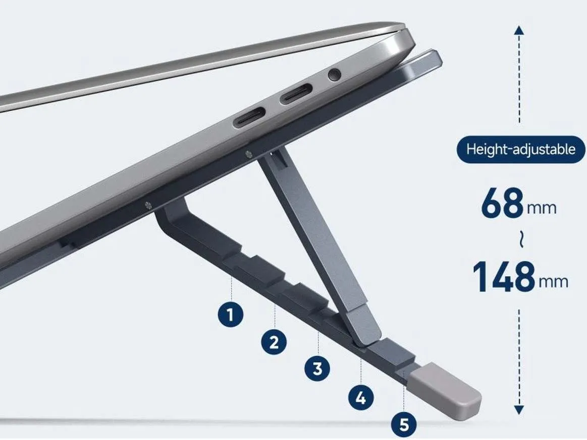 Opvouwbare Aluminium Laptop Standaard