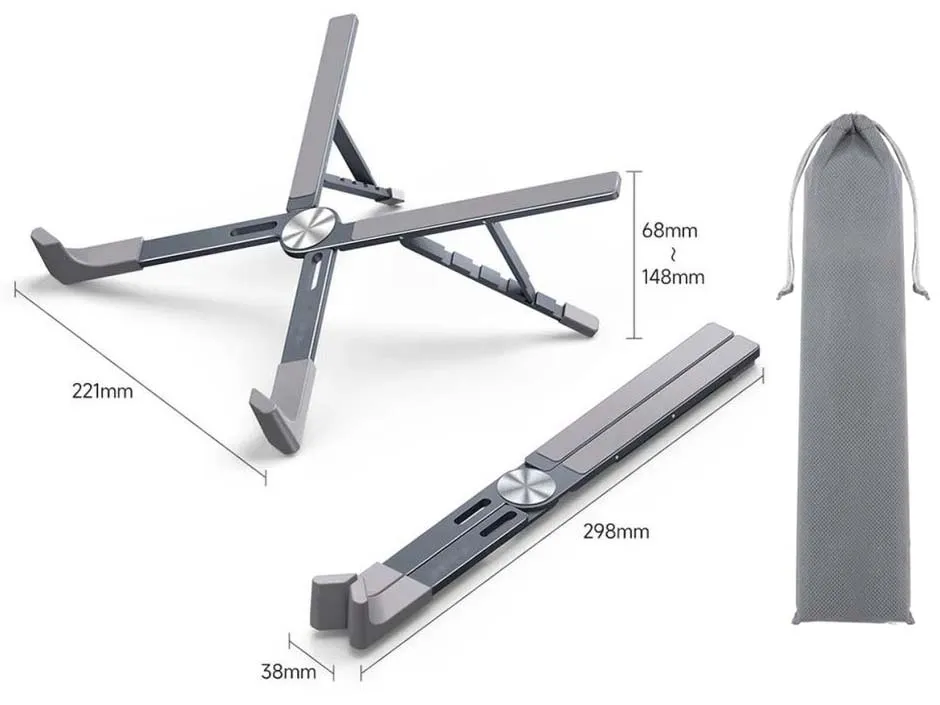 Opvouwbare Aluminium Laptop Standaard