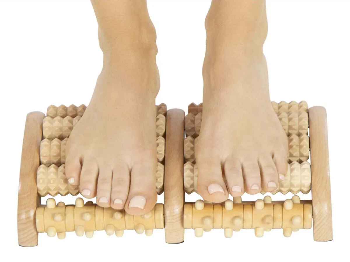 Wooden Foot Massage Roller