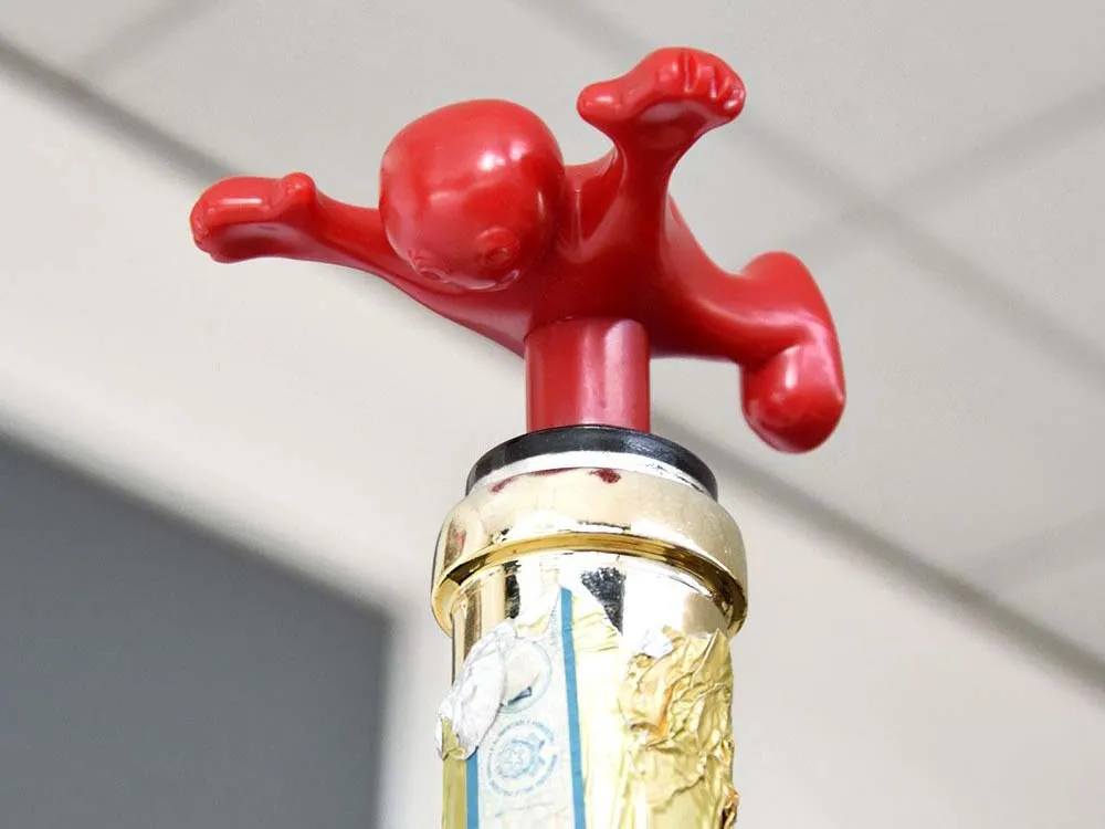 Happy Man Set - Kurkentrekker Flesopener Flessenstop