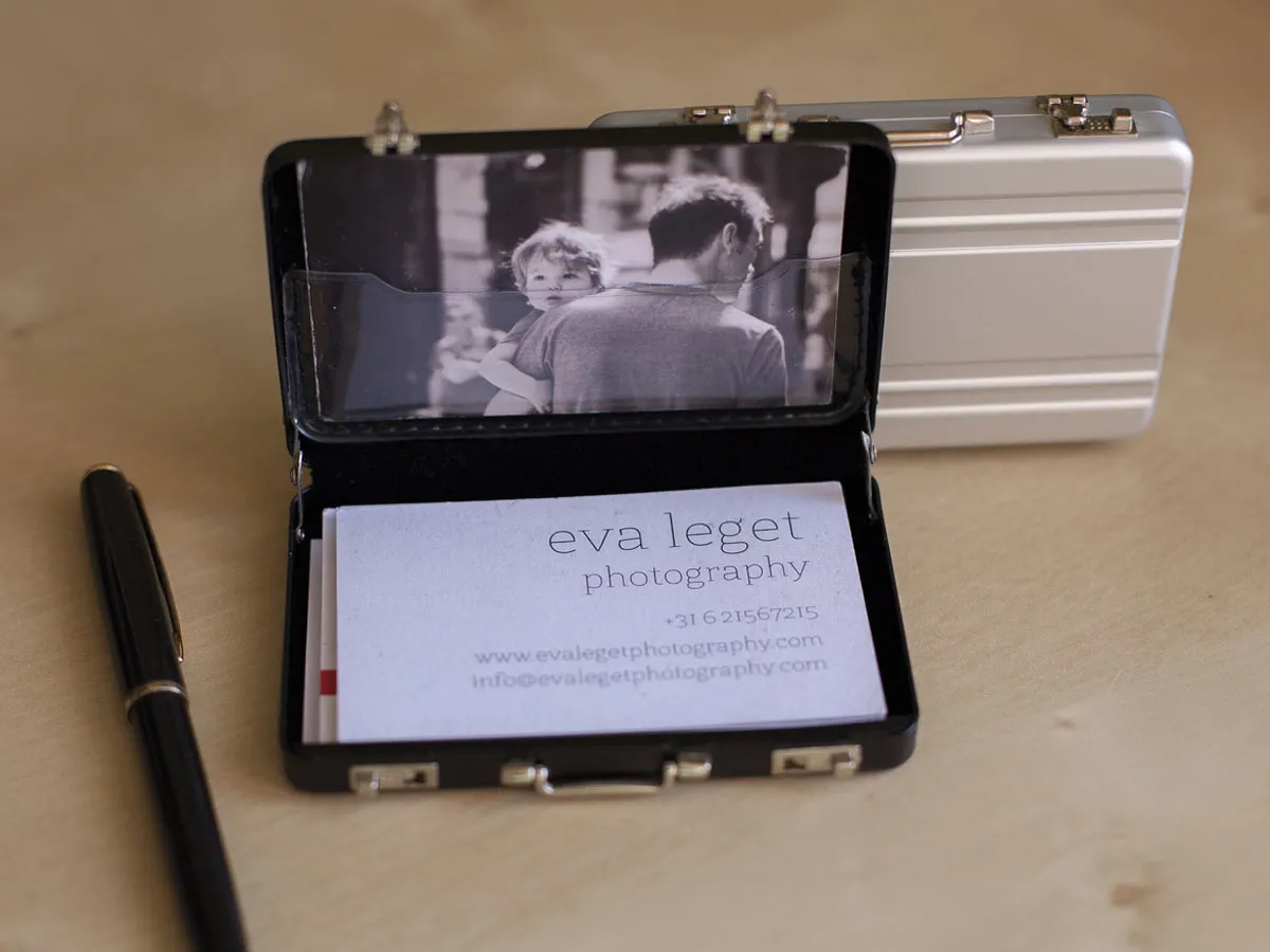 Mini Briefcase Business Card Case
