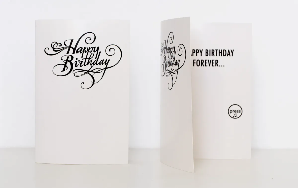 Never-Ending Birthday Card