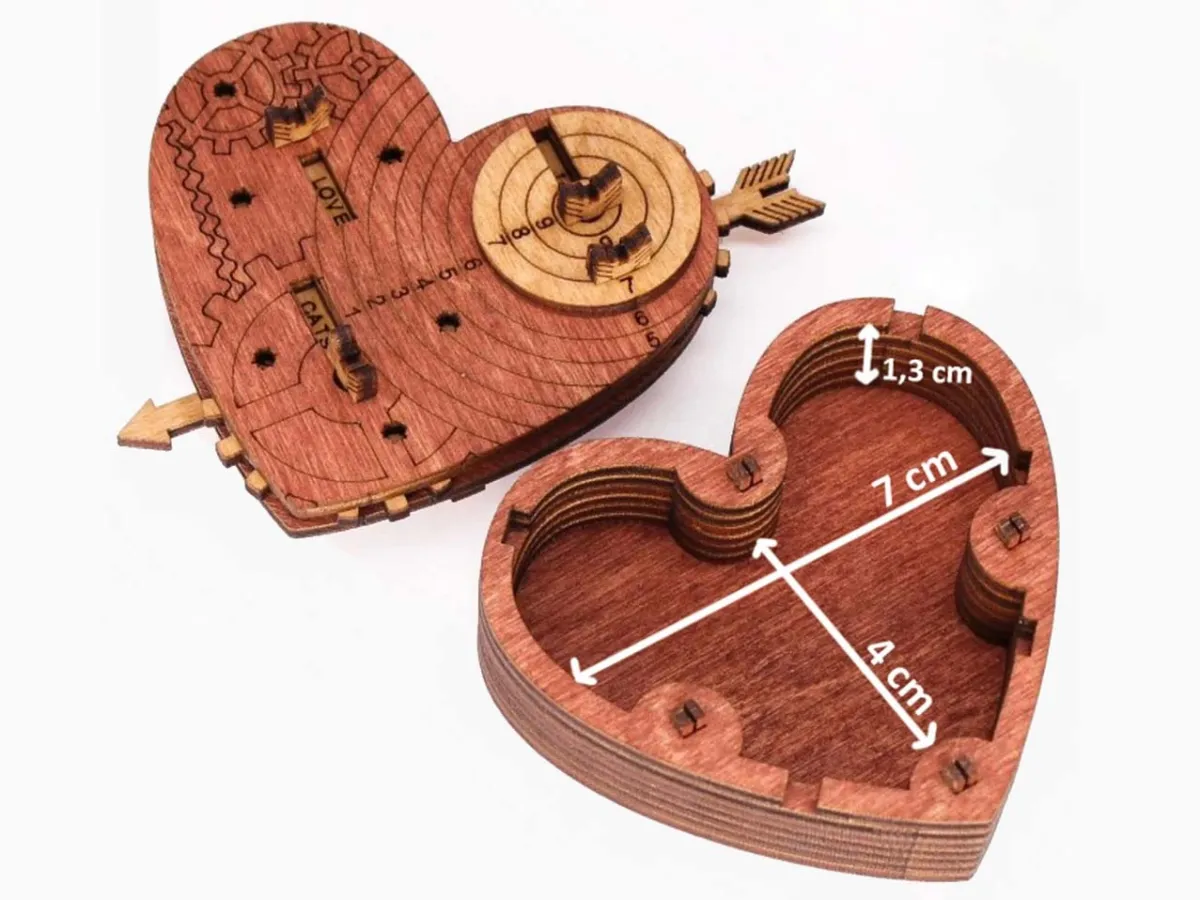 Hart Geschenkdoos Puzzel