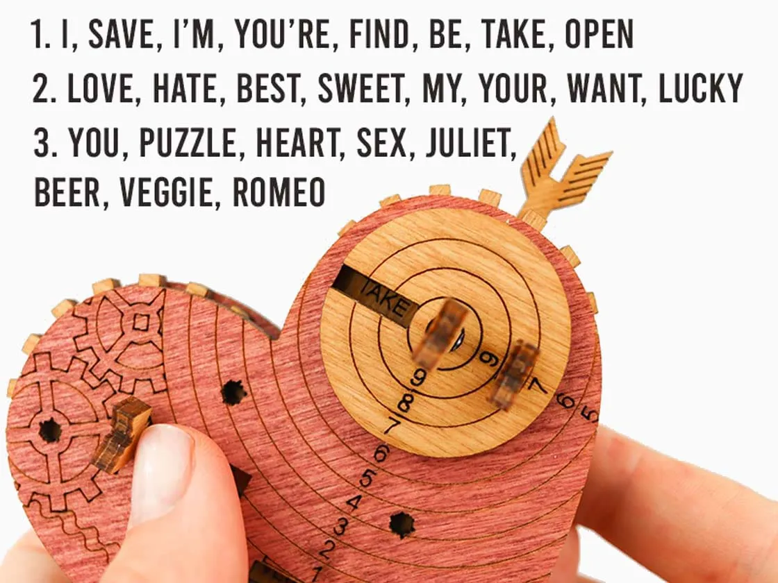 Hart Geschenkdoos Puzzel