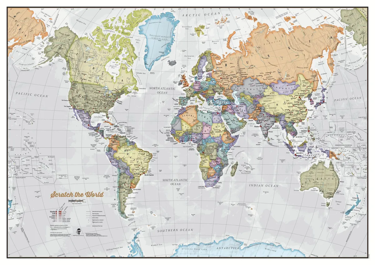Scratch World Map