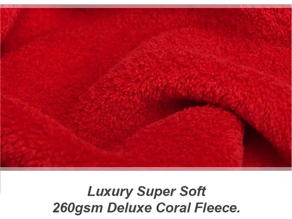 Snug-Rug Deluxe Coral Fleece Blanket
