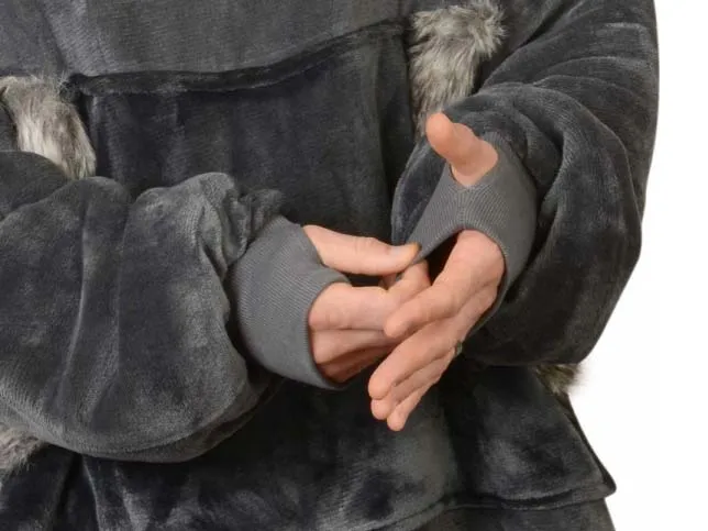 Sweat-plaid Polaire Douillet