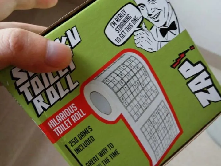 Sudoku Toilet Roll