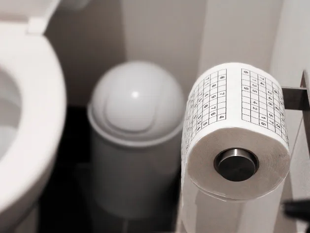 Sudoku Toilet Roll