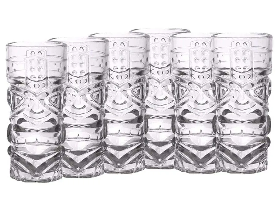 Tiki Cocktail Glazen - 6x410ml