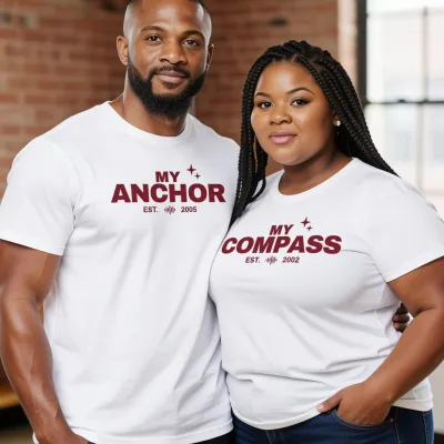 T-shirt Assorti Pour Couples