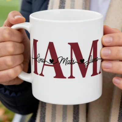 Mama/Oma Mok met Namen van de Kinderen - Mama op de tribune bij het voetbal