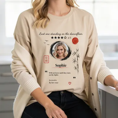 T-Shirt mit 5-Sterne-Bewertung