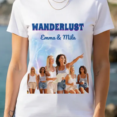 Gepersonaliseerd Retro Vintage Bootleg T-shirt