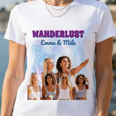 Gepersonaliseerd Retro Vintage Bootleg T-shirt
