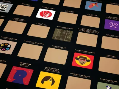 Movie Scratch Poster