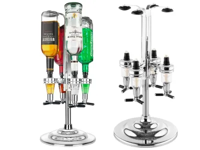 Led Bar Butler 4 Bottles