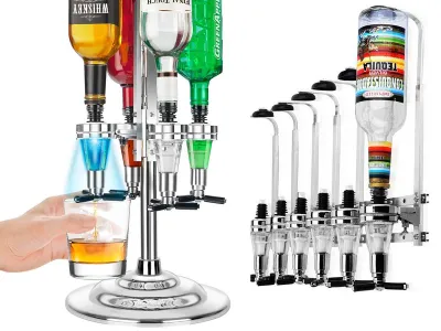 Led Bar Butler 4 Bottles