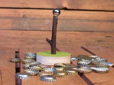 Magnetischer Bierbaum