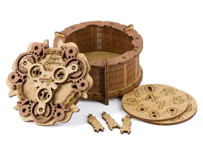 Verjaardagstaart  Escape Room Puzzle Box