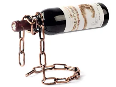 Weinflaschenhalter Kette