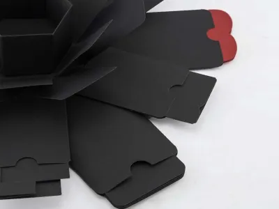 DIY Foto Explosion Geschenkbox (Gefaltet)