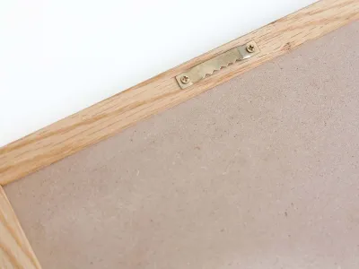 Filz Buchstabentafel (Holzrahmen)