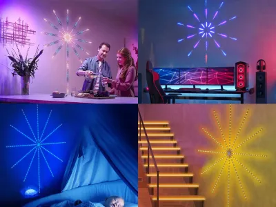 LED Vuurwerk met afstandsbediening