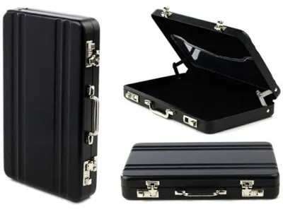 Mini Briefcase Business Card Case