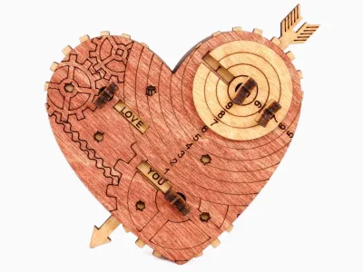 Hart Geschenkdoos Puzzel