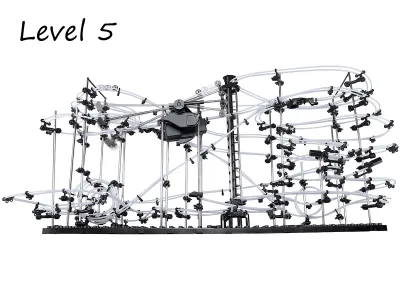 Spacecoaster Murmelbahn