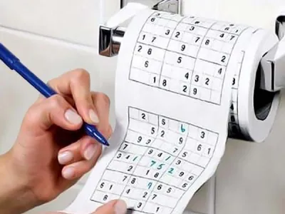 Sudoku Toilet Roll