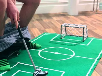 Toiletten Fußball Set