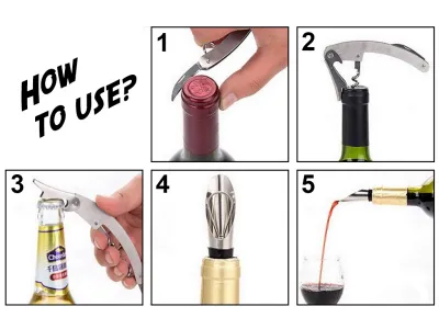 Wine Bottle Opener Set