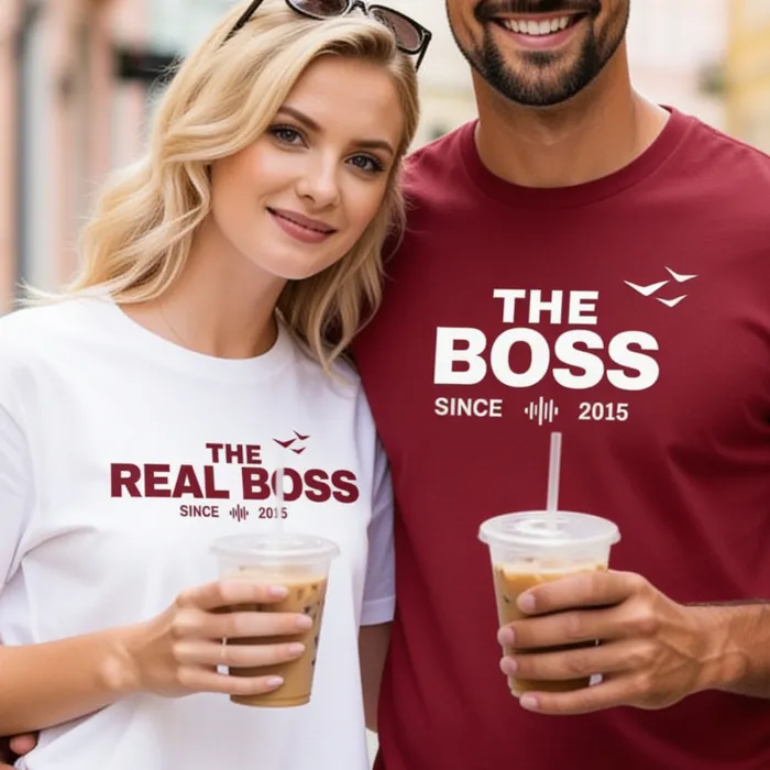 Matching T-shirt Voor Koppels - Vakantie Vibe Shirts