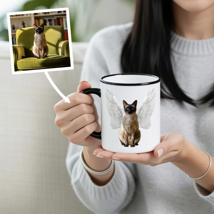 Huisdier Engel Foto Portret Mok - Mimi, de Siamese koningin van het huis