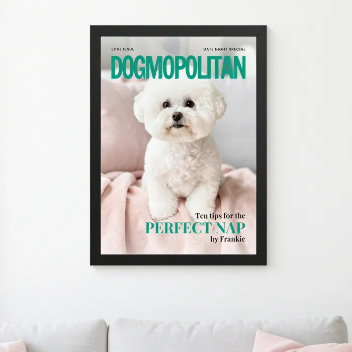 Plakat z Twoim Pupilem jako Okładka Magazynu - Valentijnsposter met jullie hond als ster