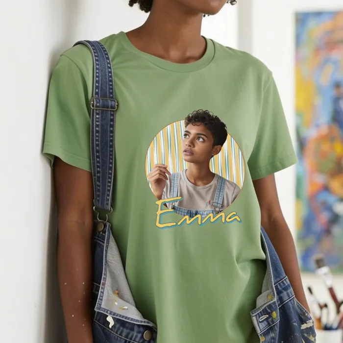 Retro-Design met Foto - Creatief Portret voor Kunstliefhebbers